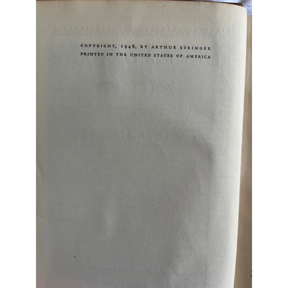 Signed Red Wine of Youth Arthur Stringer‎ Rupert Brooke Biography 1948 Hardcover